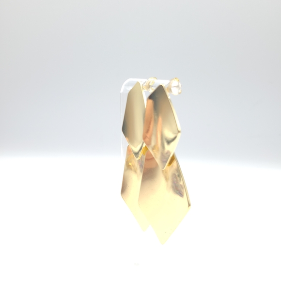 Chic Gold Geometric Vintage Chunky Drop Earrings- Y2K ☀️ 3/$40 - Picture 4 of 8